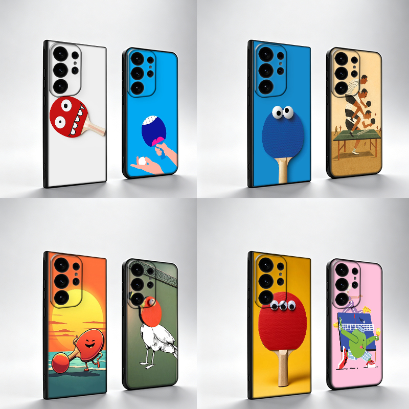 Table Tennis Pc - New Table Tennis Cartoon Phone Case