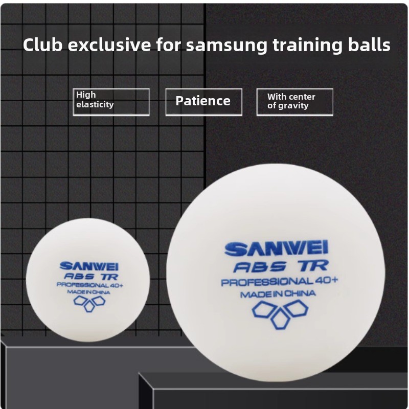 Table Tennis Robot - 100 pcs Sanwei New Materials Plastic