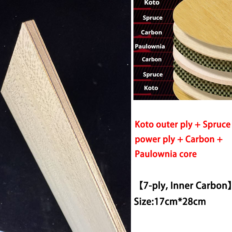 Koto DIY Table Tennis Blade Wo - đánh giá và giá Table Tennis Logo