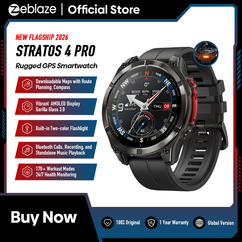 New Zeblaze Stratos 4 PRO AMOL - đánh giá và giá Table Tennis World
