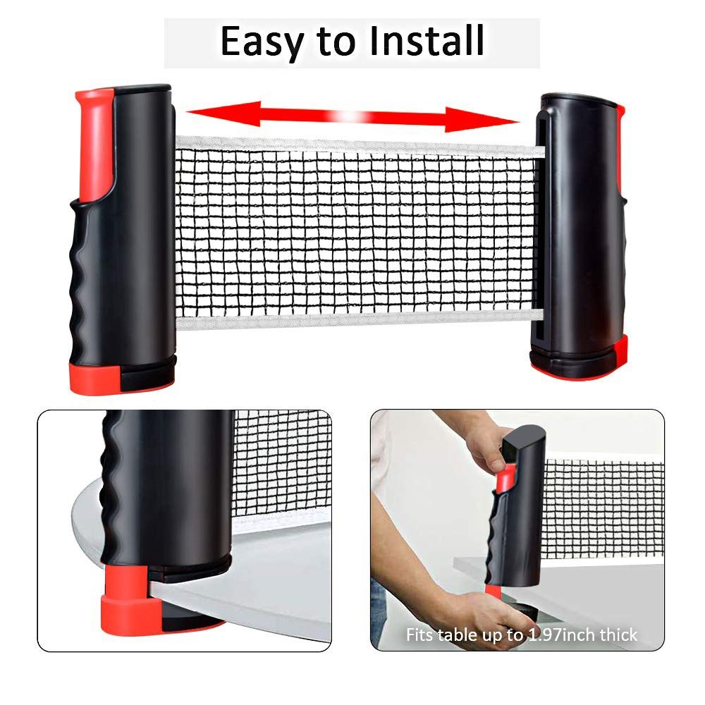 Retractable Net Ping Pong Net  - đánh giá và giá Table Tennis Barrier