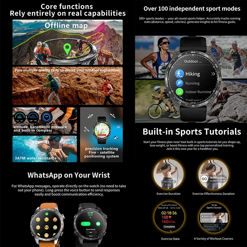2026 New Smart Watch for Men w - đánh giá và giá Table Tennis World