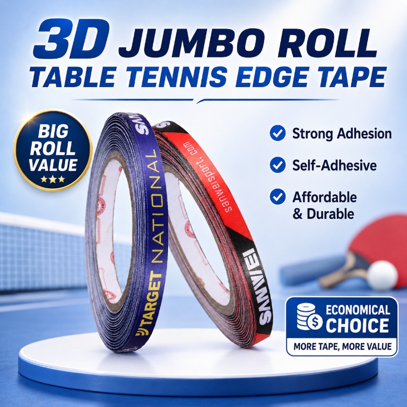 Original Sanwei 1cmx25M Silk f - đánh giá và giá Table Tennis Logo