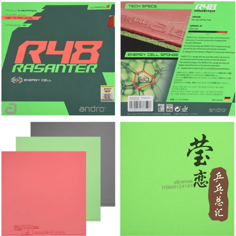 Andro Rasanter R45 47 50 C45 4 - đánh giá và giá Table Tennis Racket