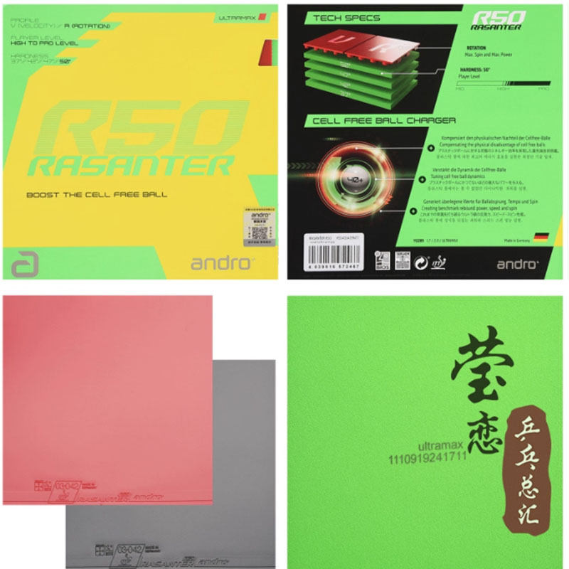 Andro Rasanter R45 47 50 C45 4 - đánh giá và giá Table Tennis Racket