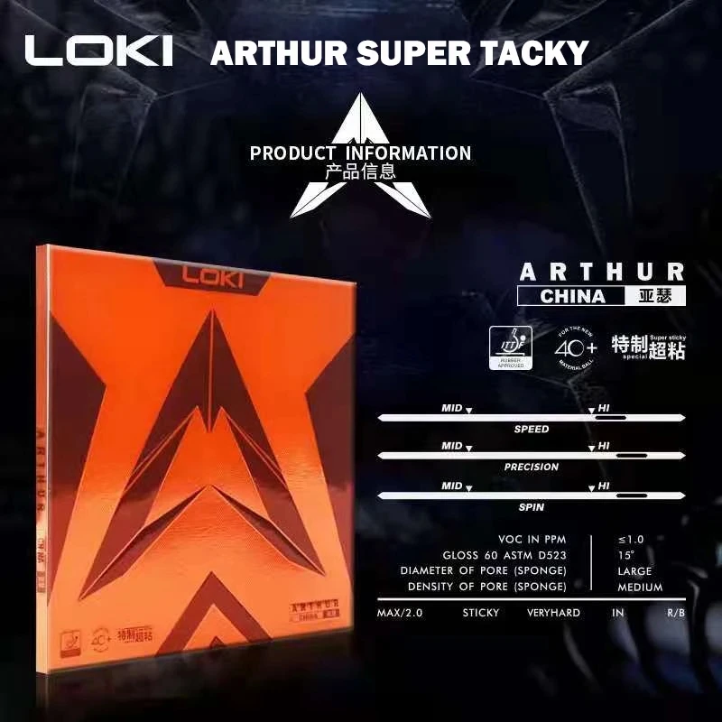 Original LOKI ARTHUR Europe/As - đánh giá và giá Table Tennis Grip