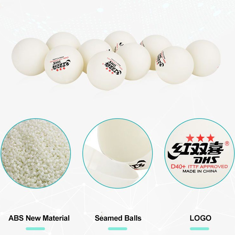 DHS D40+ DJ40+ Ping Pong Balls - đánh giá và giá Table Tennis Robot
