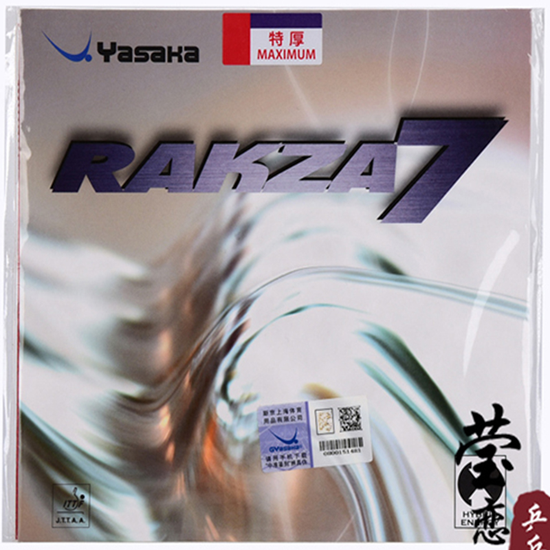 Ban đầu Yasaka RAKZA 7 mềm (B- - đánh giá và giá Table Tennis Grip